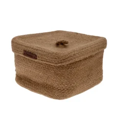 Cesta cuadrada con tapa*Muy Mucho Outlet