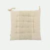 Cojín Silla Algodón 40X40Cm Cru.*Muy Mucho Outlet