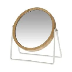 Espejo sobremesa marco de bambú*Muy Mucho Sale