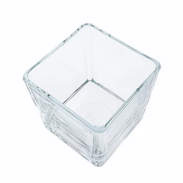 Jarrón cuadrado*Muy Mucho New