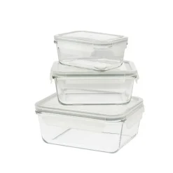 Pack 3 contenedores de alimentos apilables*Muy Mucho Clearance