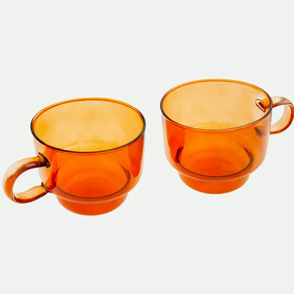 Pack 2 Tazas Apilables 8,6Xx4X8Cm 300Ml Áb.*Muy Mucho Clearance