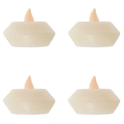 Pack 4 Velas Led Flotantes 5,4X3,9Cm Cr.*Muy Mucho Best