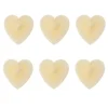Pack 6 velas té corazón*Muy Mucho Hot