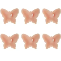 Pack 6 velas té mariposas*Muy Mucho New