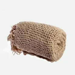 Plaid algodón calado*Muy Mucho Outlet