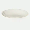 Plato hondo blanco ribete oro*Muy Mucho