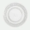 Plato llano cristal relieve*Muy Mucho