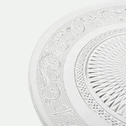 Plato llano cristal relieve*Muy Mucho
