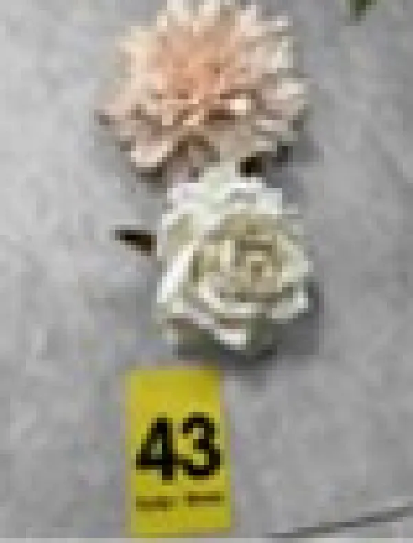 Rose Head W/Clip 11Cm Rs.*Muy Mucho New