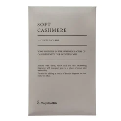 Tarjetas perfumadas cashmere*Muy Mucho