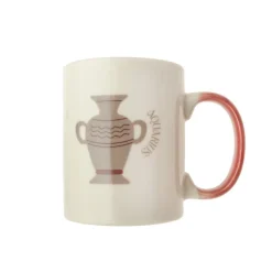 Taza Zodiaco Acuario 8X9,5Cm 330Ml Bl.*Muy Mucho Clearance