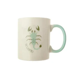 Taza Zodiaco Escorpio 8X9,5Cm 330Ml Bl.*Muy Mucho Outlet