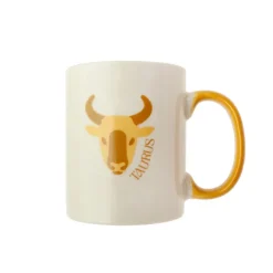 Taza Zodiaco Tauro 8X9,5Cm 330Ml Bl.*Muy Mucho Discount