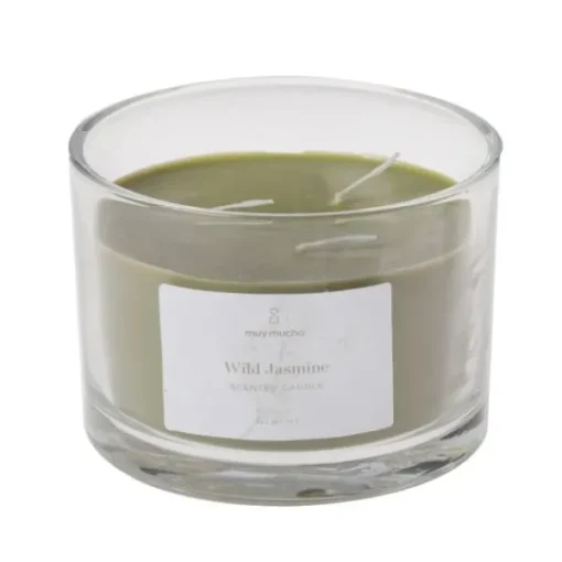 Vaso vela 3 mechas wild jasmine*Muy Mucho Best
