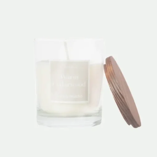 Vaso vela con tapa Warm Cedarwood*Muy Mucho Clearance