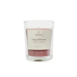 Vaso vela redonda cherry blossom*Muy Mucho Discount