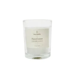 Vaso vela redonda white lily*Muy Mucho Discount