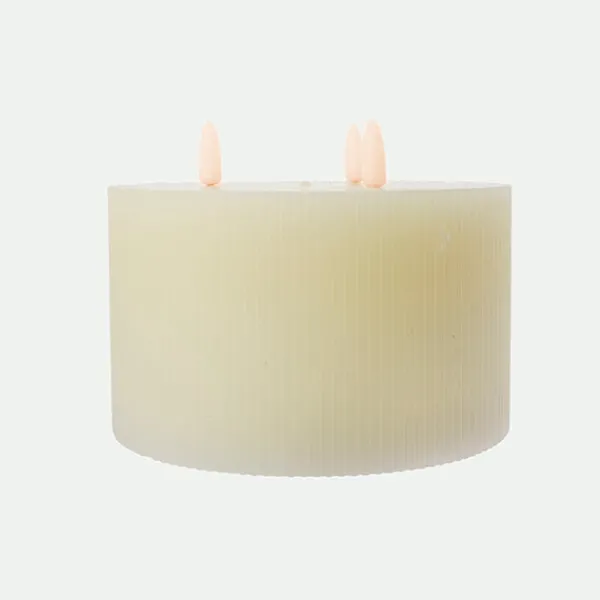 Vela 3 Luces Led D.15X9Cm Cr.*Muy Mucho Hot