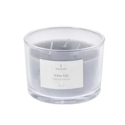 Vela aromática 3 mechas White Lily*Muy Mucho Outlet