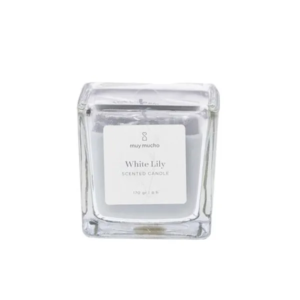 Vela aromática White Lily*Muy Mucho Outlet