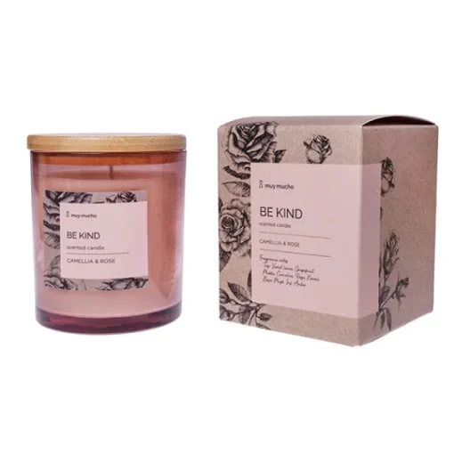 Vela camelia & rose*Muy Mucho