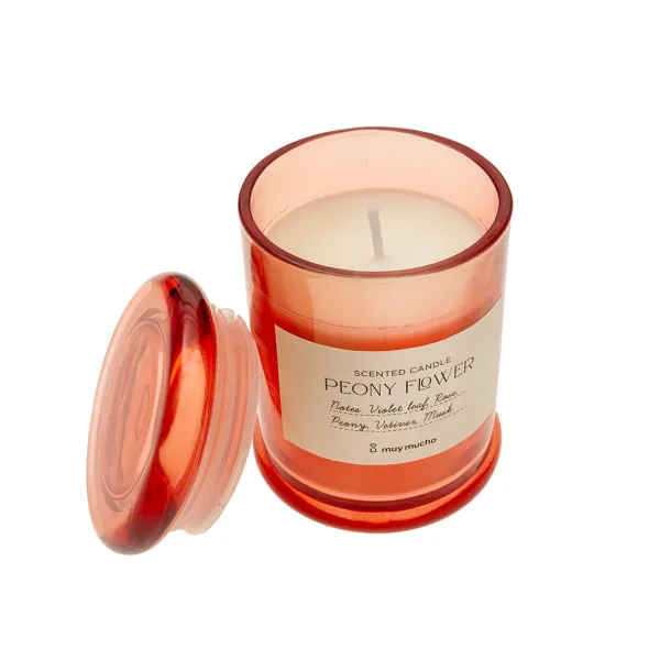 Vela c/tapa peony flower*Muy Mucho Outlet