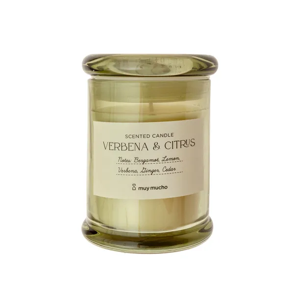 Vela c/tapa verbena&citrus*Muy Mucho