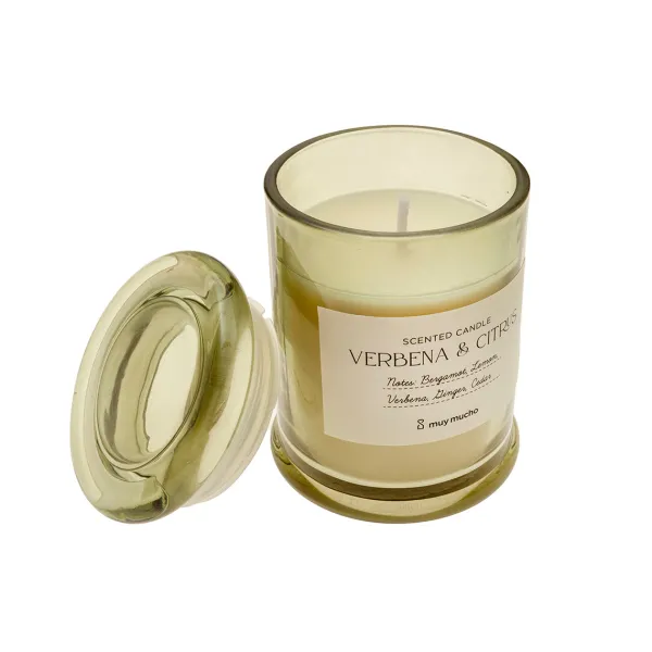 Vela c/tapa verbena&citrus*Muy Mucho